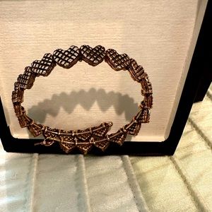 Alex and Ani rose gold wrap bracelet